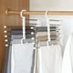 thumbnail image 3 of 1pcc 5 In 1 Stainless Steel Pants Hanger Folding Storage Rack Pants Hanger Kitchen Towel Storage Rack Kitchen Rag Storage Rack Outdoor Kitchen Utensils Home Use Kitchen Stuff Clearance Kitchen Accesso, 3 of 4