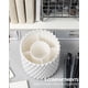 thumbnail image 4 of Portalápices giratorio Lebenrich White con 5 ranuras para escritorio, 4 of 6