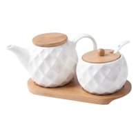 Genérico - Set 2 Frascos Servir Estilo Natural Organización Hogar Jhn