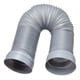 thumbnail image 1 of Tubo 1.5 Metros Para Salida Aire Acondicionado gris 13 Cm Diámetro + Boquilla desenroscable, 1 of 2