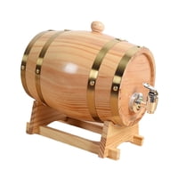 Magideal - Barril De Madera, Cubo De Vino, Regalo De Decoración, Vintage, Barril De Cerveza, Barril De Vino Para Almacenamiento De Brandy, Licores, Mesa Familiar Madera De 15 Litros.