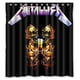 thumbnail image 1 of Cortina de ducha Metallica, juego de cortinas de baño con ganchos, tamaño 60 x 72 pulgadas, 1 of 3