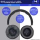 thumbnail image 4 of AHG Accessory House Global Almohadillas de Repuesto Compatibles con Bang & Olufsen Beoplay H9 3ª Generación (No compatibles con H9 / H9i) y Audífonos Beoplay HX (Negro). Cuero de Oveja Premium (Negro), 4 of 7