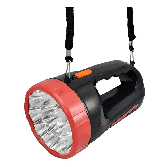 Linterna Led De Mano Recargable 15 Led Dejavú Blanco Negro