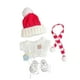 thumbnail image 1 of Suéter De Ropa Para Muñecas, Accesorios Para Fotos, Bufanda Bonita Desmontable, Sombrero Para Muñecas De 6,69 Pulgadas, Blanco Y Rojo, 1 of 3