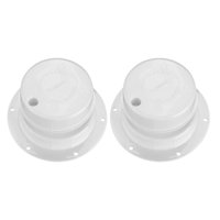 Magideal - Tapa De Ventilación De Plomería Rv, Blanca Para Piezas De Repuesto De Tubería De 1 A 2 3/8 Pulgadas, Tapa De Ventilación De Alcantarillado De Techo Rv 2 Piezas
