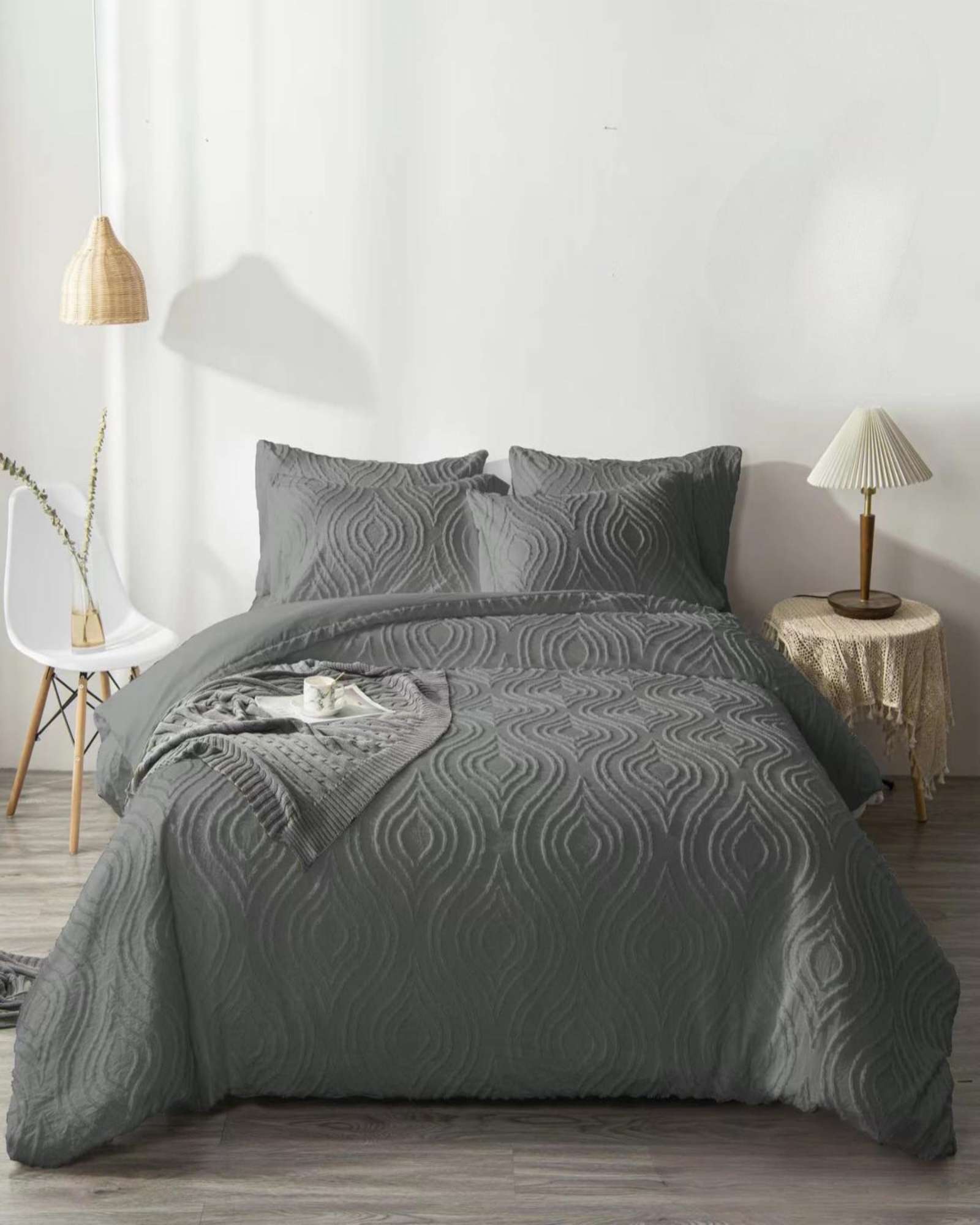 Tengfei - Cobertor Colcha Quilt De Verano Delgado No Acolchado Plaza Y Media