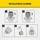 thumbnail image 3 of Filtro de cartucho de repuesto para Stanley Shop Vac de 5 a 18 galones, 3 of 3
