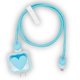 thumbnail image 1 of Cubierta para cargador USB Zougón 3D Corazón de Amor Transparente y Suave, 1 of 7