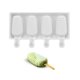 thumbnail image 1 of Moldes De Silicona Para Helados Molde Helado Paletas 420 Color Blanco, 1 of 2