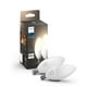 thumbnail image 1 of Bombilla LED Philips Hue Smart 40 W B39 Candle 450 LM E12, paquete de 2, 1 of 2