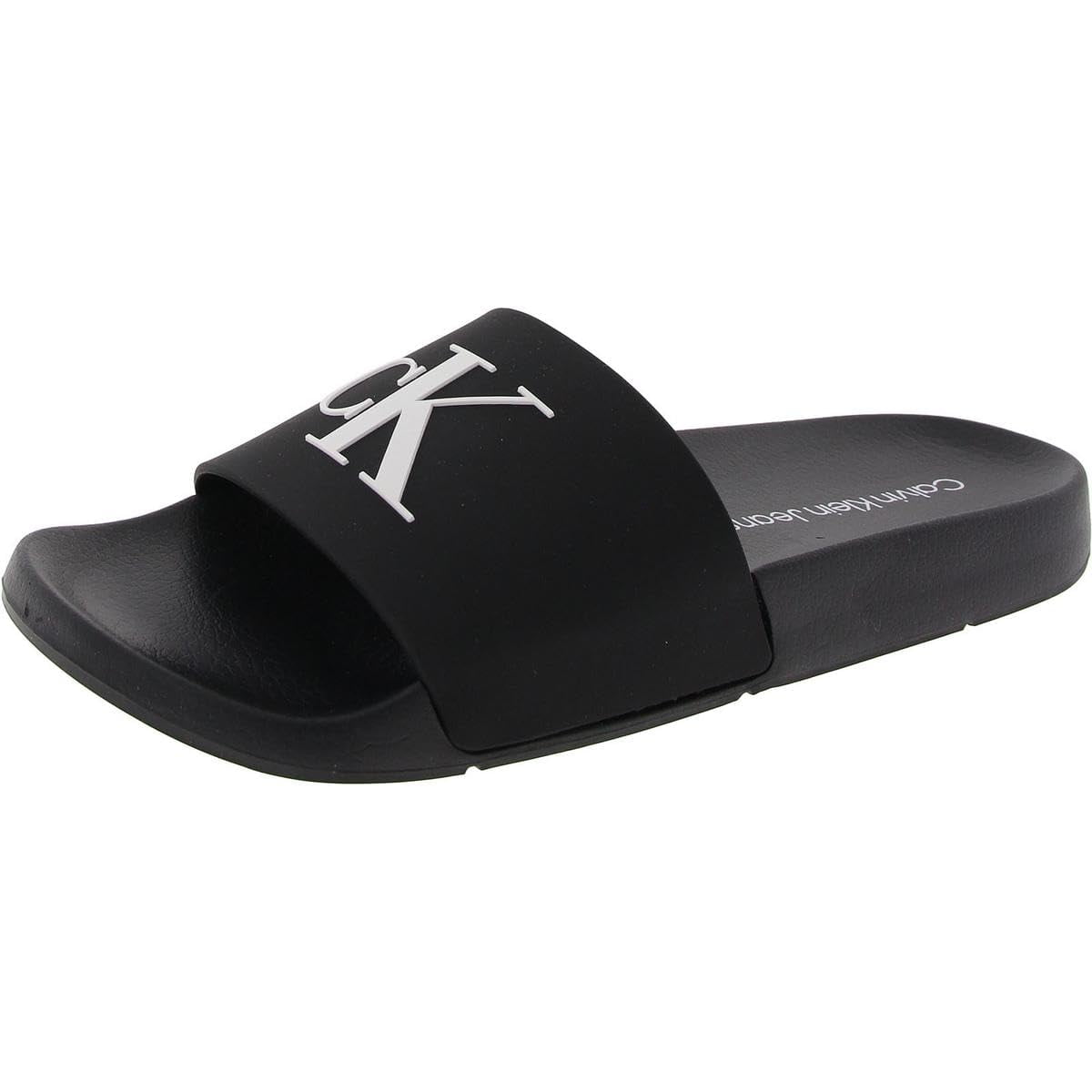 Sandalias Calvin Klein Arin Slide Para Mujer, Color Negro, Talla 5