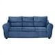 thumbnail image 1 of Sofa Dubai 3 Cuerpos felpa Petroleo, 1 of 2