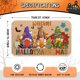 thumbnail image 2 of Felpudo Zhanmai, diseño de gnomo de Halloween, espeluznante calabaza otoñal, 70 x 40 cm, 2 of 6