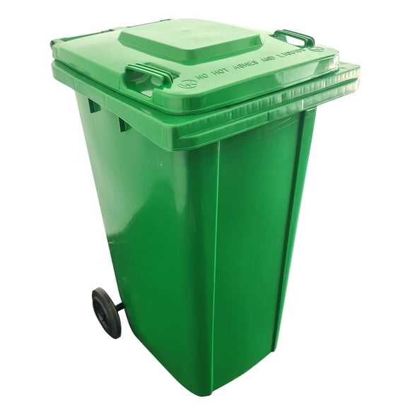 Basurero Contendedor De Basura 240 Litros Con Ruedas - Verde