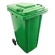 thumbnail image 1 of Basurero Contendedor De Basura 240 Litros Con Ruedas - Verde, 1 of 4