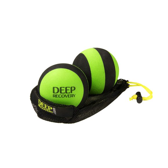Juego de bolas de masaje Deep Recovery Firm Yoga Myofascial, paquete de 2