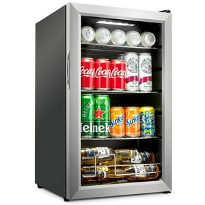 Refrigerador De Bebidas Ivation 101 Latas Acero Inoxidable