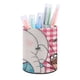 thumbnail image 1 of Dibujos animados de Gildo-theme Cylinder Pen Holder Pencil Organizer with Flannel Lining PVC Leather Material Cardboard Base for study work 10*8CM, 1 of 6