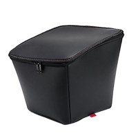 Magideal - Cesta Delantera Plegable Para Bicicleta Con Bolsa De Pu, Cesta De Cuadro De Bicicleta De Liberación Rápida, Bolsa Frontal Extraíble, Colgante Trasero Estilo D