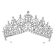 thumbnail image 4 of Tiara De Boda, Dije, Regalo, Pinza Para El Pelo, Diadema Para Cumpleaños, Graduación, Niñas, Estilo B, Plata, 4 of 5