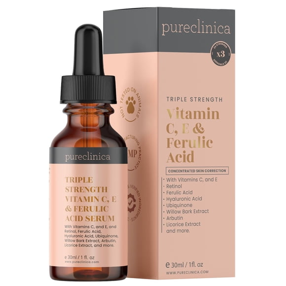 Suero facial pureclinica 30 ml Vitamina C, E y Ácido Ferúlico