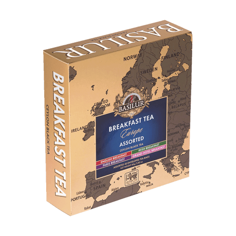 Caja De Té - Breakfast Europa - 40 Bolsitas - Basilur