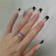 thumbnail image 5 of 24 uñas postizas estilo francés, largas, rosas y blancas, para mujeres y niñas., 5 of 6