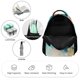 thumbnail image 3 of El Bebé Jefazo Niño Blanco Mochila Escolar para Niños y Niñas, Mochila Infantil de Alta Calidad Ligera, Grande y Duradera 43x15x32cm, 3 of 6
