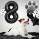thumbnail image 3 of Juego de Globos Antwhale Huella de Pata de Mascota en Negro y Blanco, 3 of 4