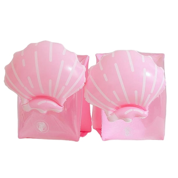 Brazaletes inflables flotantes para natación, 1 par de anillos para brazos, brazaletes de tubo flotantes, brazaletes para niños y adultos, brazaletes , cascarón Caparazón
