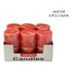 thumbnail image 2 of Pack 6 velas aromáticas 4x10 cm rojo, 2 of 2