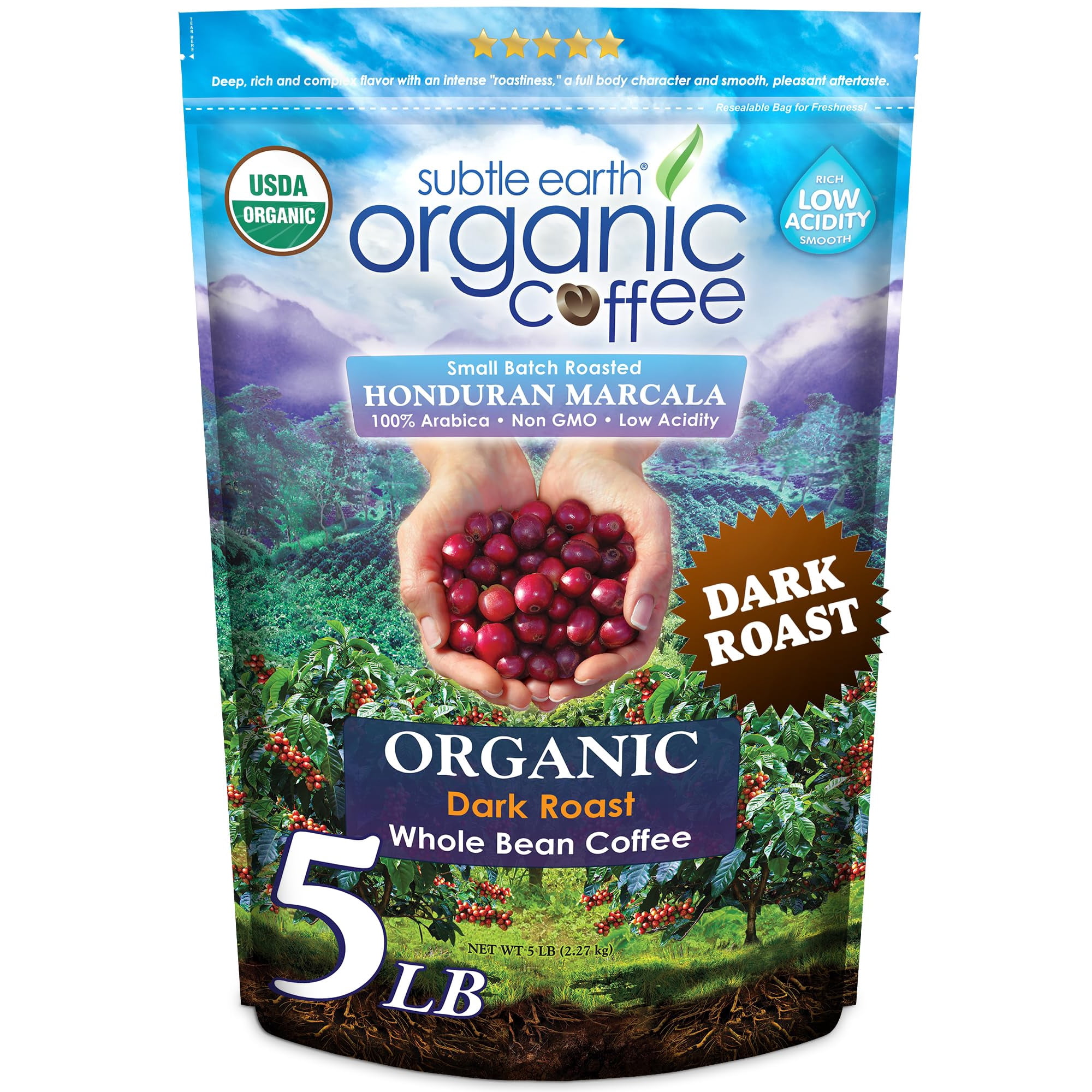 Café Orgánico Cafe Don Pablo Dark Roast En Grano 2,27 Kg