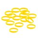 thumbnail image 5 of 15 Piezas / paquete Pulseras de silicona simples Pulseras de goma de moda Amarillo, 5 of 5