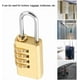 thumbnail image 5 of Candados Clave 4 Dígitos Candado Seguridad Numerico Viajes. Cerradura de combinación para taquilla.Cobre, 5 of 8
