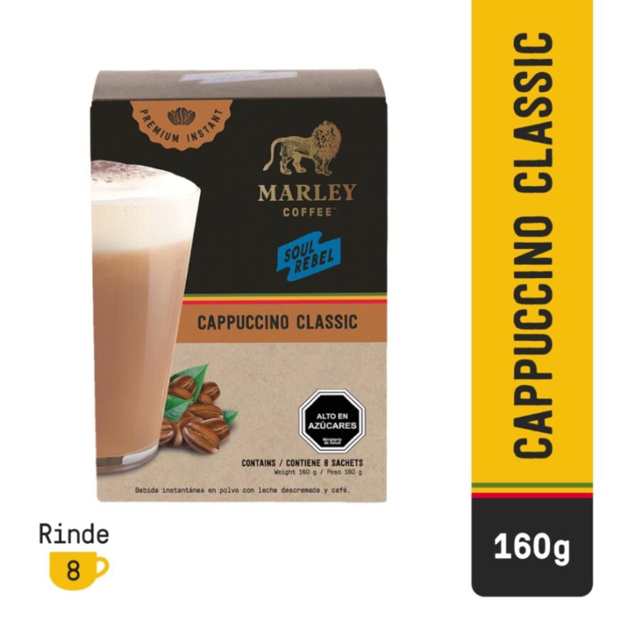 Café Capuccino Clásico Caja 160 g Marley Coffee