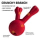 thumbnail image 3 of Juguete para Perro Playology Jumbo Crunchy Branch XL Sabor Carne, 3 of 3