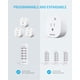thumbnail image 5 of Kit de Enchufes con Control Remoto Syantek 5 Salidas Alcance 30 m, 5 of 9