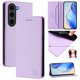 thumbnail image 1 of Funda Billetera con Soporte para Samsung Galaxy S23 FE Bloqueo RFID Plegable Morado claro, 1 of 6