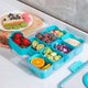 thumbnail image 3 of Bandeja dividida para servir aperitivos WACOI Travel Snackle, paquete de 1 paquete, azul, 3 of 7