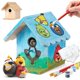 thumbnail image 1 of Kit DIY de casa para pájaros WildYard Angry Birds de cedro 14 × 20 × 25 cm, 1 of 6