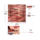 thumbnail image 5 of Pack 10 Laminas Papel Mural 3d Ladrillo Pared Blanco 77x70cm, 5 of 5