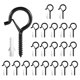 thumbnail image 4 of 20PCS Ganchos De Tornillo En Forma De Q Dise?o De Hebilla De Seguridad Atornillada Jardineras Colgantes, 4 of 5