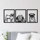 thumbnail image 1 of Cuadro Decorativo Perro Pug En Madera Mdf 3mm, 1 of 2