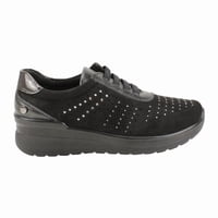 Zapatilla New Walk Brillos Slip On Negra