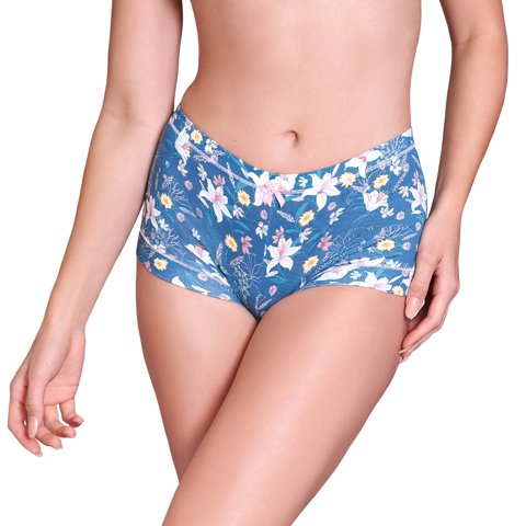 Baziani - Calzón Pantaleta Estampada Algodón Lycra Mujer 20527