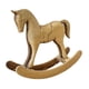 thumbnail image 5 of Estatua De Caballo Mecedor De Madera, Artesanías Para Chimenea, Gabinete, Mesa, Centro De Mesa, Amarillo, 5 of 5