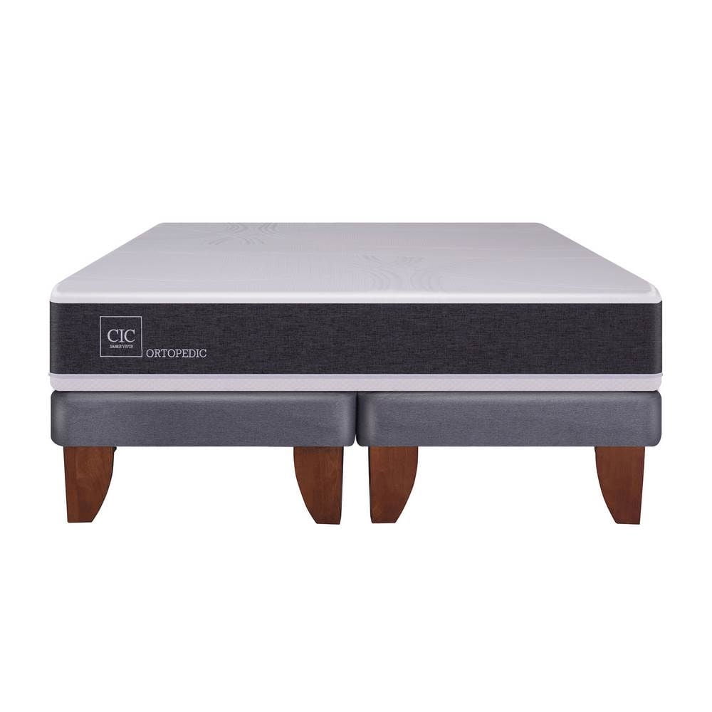 Cic - Cama Europea Europea New Ortopedic 2P 2 Plaza Base Dividida
