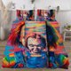 thumbnail image 3 of Halloween Chucky Soft 3D Printed Duvet Cover Bedding Set with Comforter Cover 3 Piece Set, 3 of 5