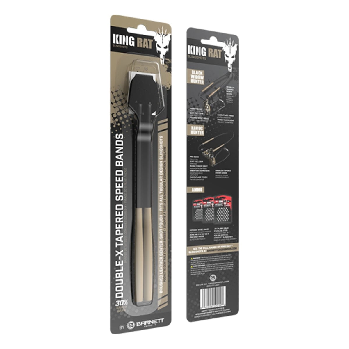 Barnett - Elásticos Honda Double-x Negro Goma 29gr 22cms